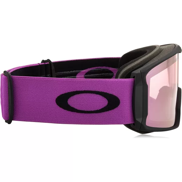 imageOakley Line Miner Snow Goggle LargeSized FitUltra Purple PRIZM Snow HI Pink