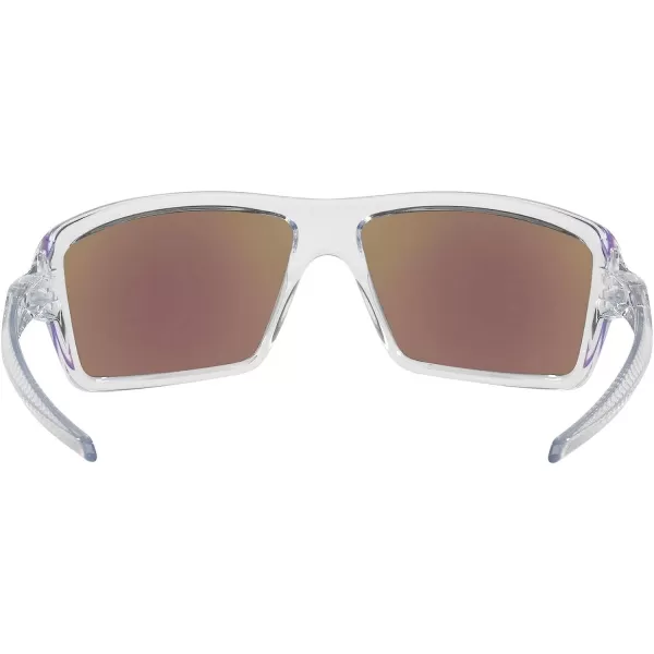imageOakley Man Sunglasses Black Camo Frame Prizm Ruby Lenses 63MMPolished ClearPrizm Sapphire Polarized