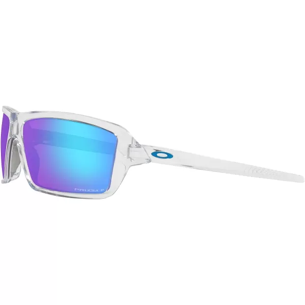 imageOakley Man Sunglasses Black Camo Frame Prizm Ruby Lenses 63MMPolished ClearPrizm Sapphire Polarized