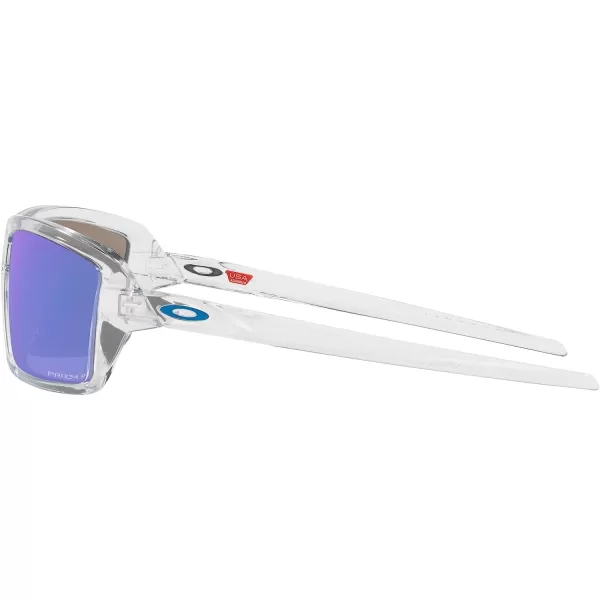 imageOakley Man Sunglasses Black Camo Frame Prizm Ruby Lenses 63MMPolished ClearPrizm Sapphire Polarized