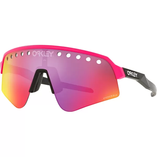 imageOakley Man Sunglasses Matte Black Frame Prizm Road Lenses 0MMPinkPrizm Road