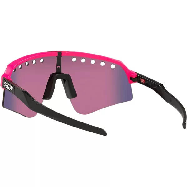 imageOakley Man Sunglasses Matte Black Frame Prizm Road Lenses 0MMPinkPrizm Road