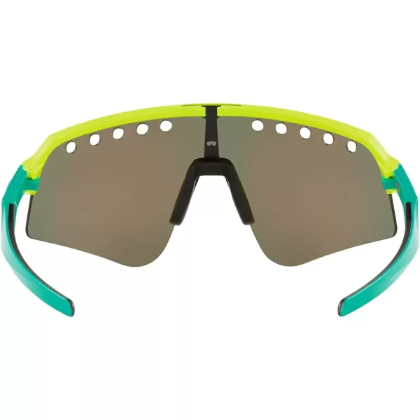 imageOakley Man Sunglasses Matte Black Frame Prizm Road Lenses 0MMTennis Ball YellowPrizm Ruby