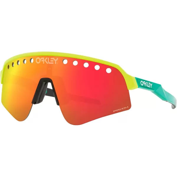 imageOakley Man Sunglasses Matte Black Frame Prizm Road Lenses 0MMTennis Ball YellowPrizm Ruby