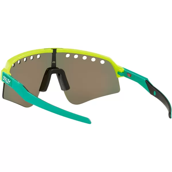 imageOakley Man Sunglasses Matte Black Frame Prizm Road Lenses 0MMTennis Ball YellowPrizm Ruby