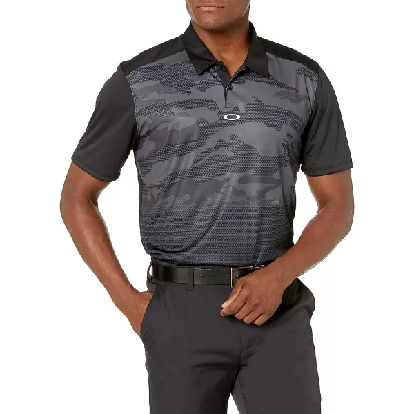 imageOakley Men Deep Rough Camo PoloBlackout