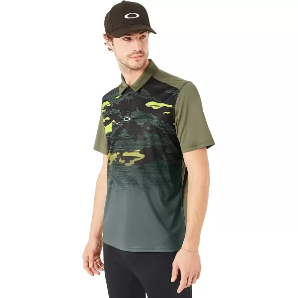 imageOakley Men Deep Rough Camo PoloDark Brush