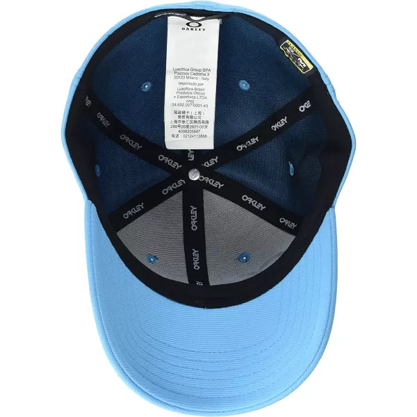 imageOakley Mens 6 Panel Stretch Hat EmbossedBright Blue