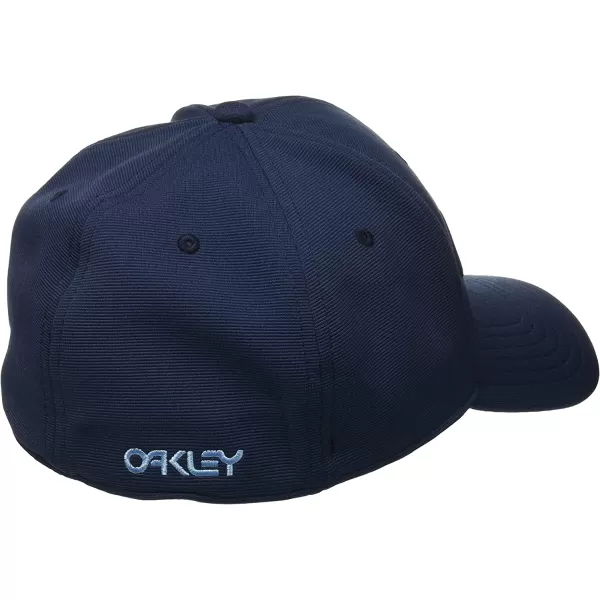 imageOakley Mens 6 Panel Stretch Hat EmbossedUniversal Blue