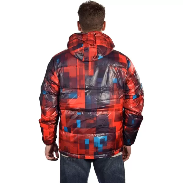 imageOakley Mens AOP Down Puffer JacketRedLineXLOakley Mens AOP Down Puffer JacketRedLineXL