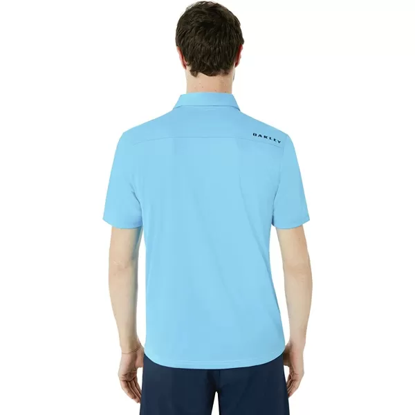 imageOakley Mens Aero Motion Block PoloAtomic Blue