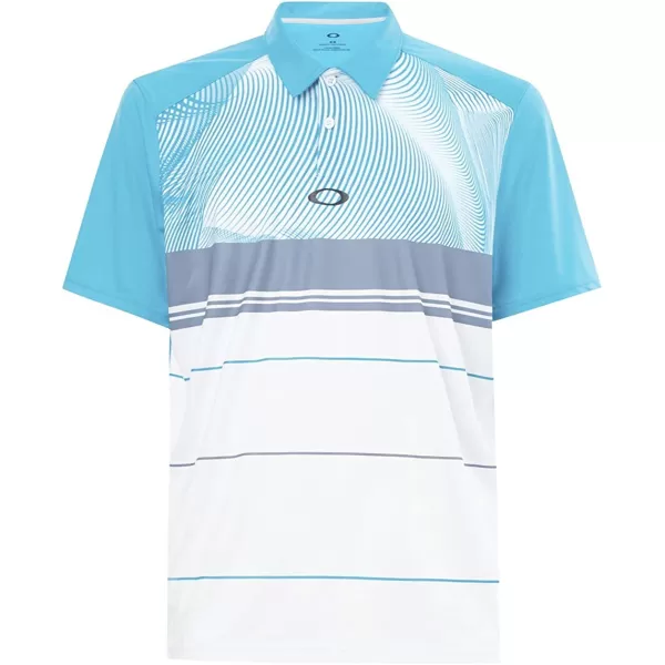 imageOakley Mens Aero Motion Block PoloAtomic Blue