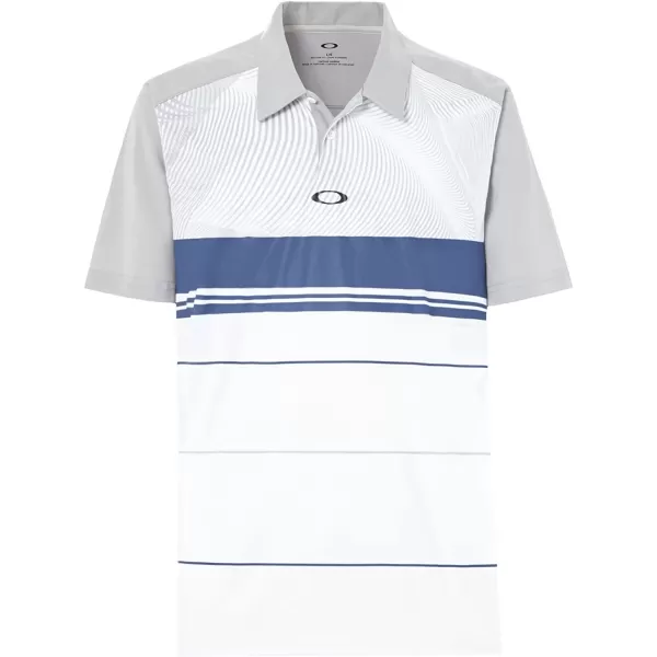 imageOakley Mens Aero Motion Block PoloStone Gray