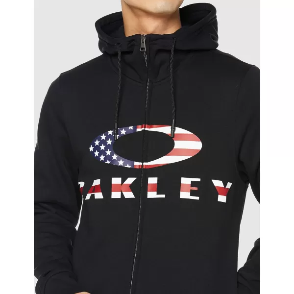 imageOakley Mens Bark Fz HoodieBlackAmerican Flag