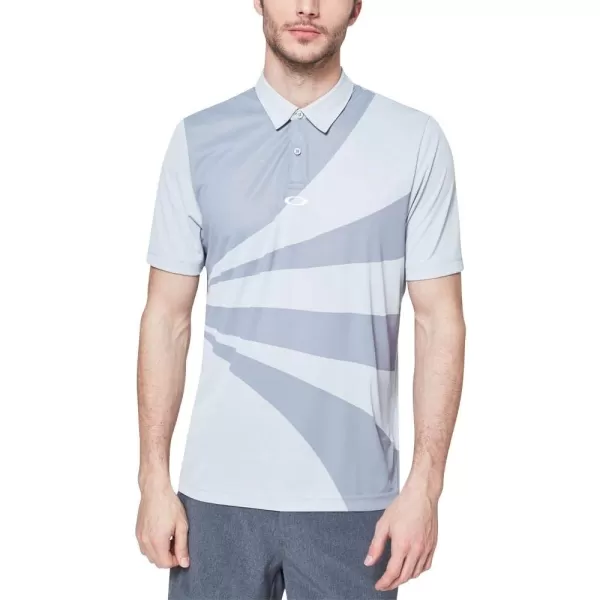 imageOakley Mens Geometric Swing PoloFog Grey