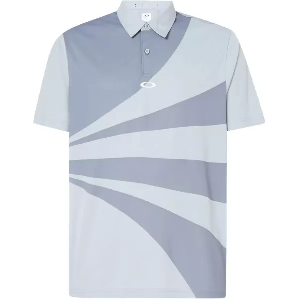 imageOakley Mens Geometric Swing PoloFog Grey