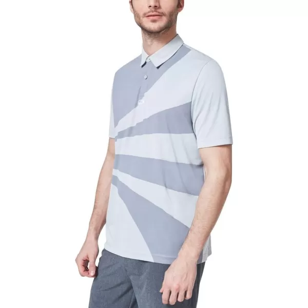 imageOakley Mens Geometric Swing PoloFog Grey