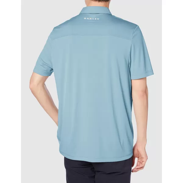 imageOakley Mens Geometric Swing PoloInterstellar Blue