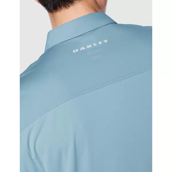 imageOakley Mens Geometric Swing PoloInterstellar Blue