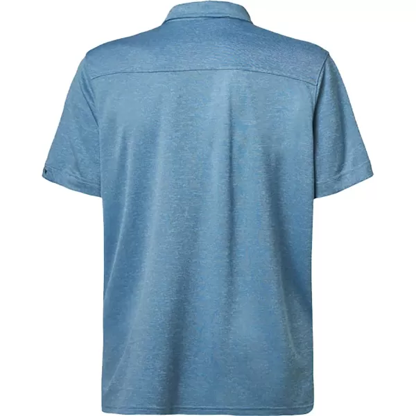 imageOakley Mens Gravity Short Sleeve Polo 20Poseidon