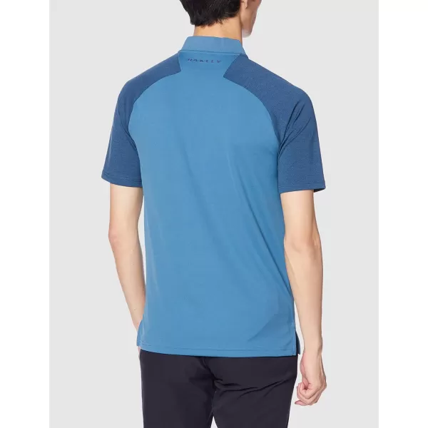 imageOakley Mens Icon Bi Color PoloInterstellar Blue