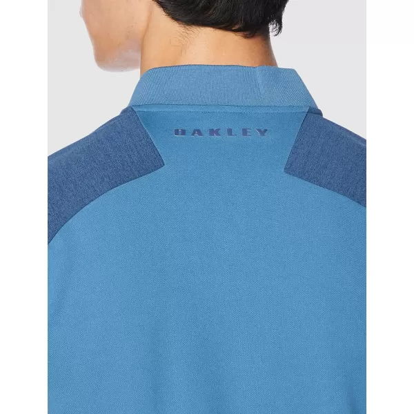 imageOakley Mens Icon Bi Color PoloInterstellar Blue
