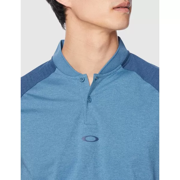 imageOakley Mens Icon Bi Color PoloInterstellar Blue