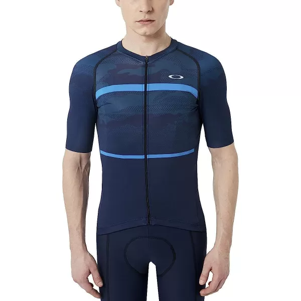imageOakley Mens Jawbreaker MTB Cycling JerseyAtomic Blue