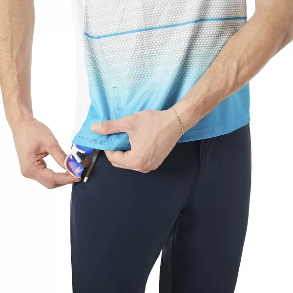 imageOakley Mens Moto Fade PoloAtomic Blue