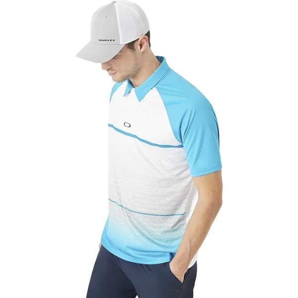 imageOakley Mens Moto Fade PoloAtomic Blue