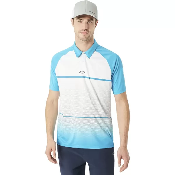 imageOakley Mens Moto Fade PoloAtomic Blue