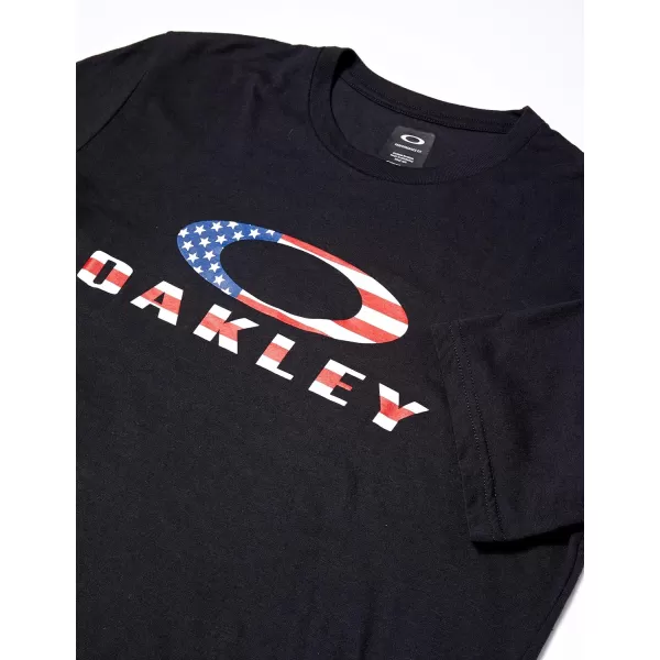 imageOakley Mens O Bark ShirtBlackAmerican Flag