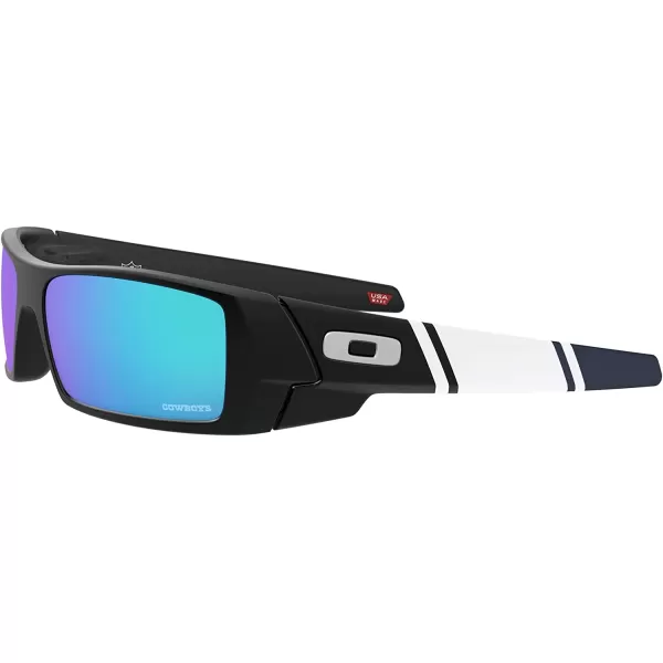 imageOakley Mens OO9014 Gascan NFL 2020 Collection Rectangular Sunglasses Matte BlackPrizm Sapphire 60 mmOakley Mens OO9014 Gascan NFL 2020 Collection Rectangular Sunglasses Matte BlackPrizm Sapphire 60 mm