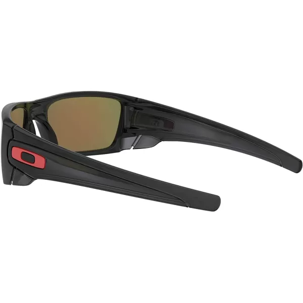 imageOakley Mens OO9096 Fuel Cell Wrap SunglassesBlack InkPrizm Ruby Polarized