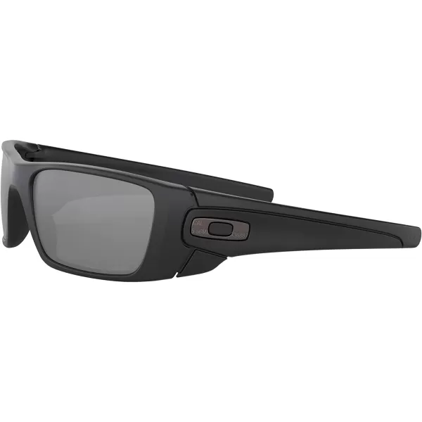 imageOakley Mens OO9096 Fuel Cell Wrap SunglassesCerakote Graphite BlackBlack Iridium Polarized