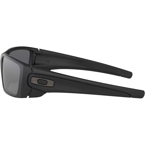 imageOakley Mens OO9096 Fuel Cell Wrap SunglassesCerakote Graphite BlackBlack Iridium Polarized