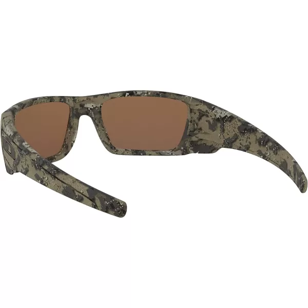 imageOakley Mens OO9096 Fuel Cell Wrap SunglassesDesolve Bare CamoBlack Iridium