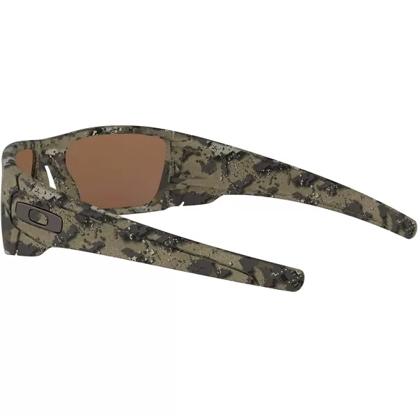 imageOakley Mens OO9096 Fuel Cell Wrap SunglassesDesolve Bare CamoBlack Iridium
