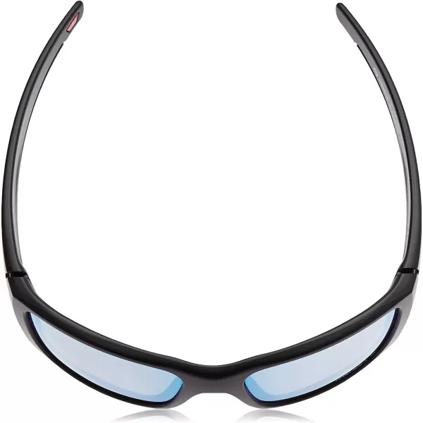 imageOakley Mens OO9096 Fuel Cell Wrap SunglassesMatte BlackPrizm Deep Water Polarized