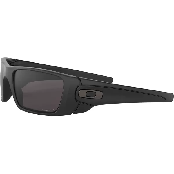 imageOakley Mens OO9096 Fuel Cell Wrap SunglassesMatte BlackPrizm Grey Polarized