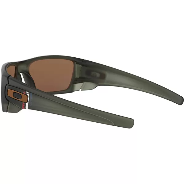 imageOakley Mens OO9096 Fuel Cell Wrap SunglassesMatte Olive InkPrizm Tungsten