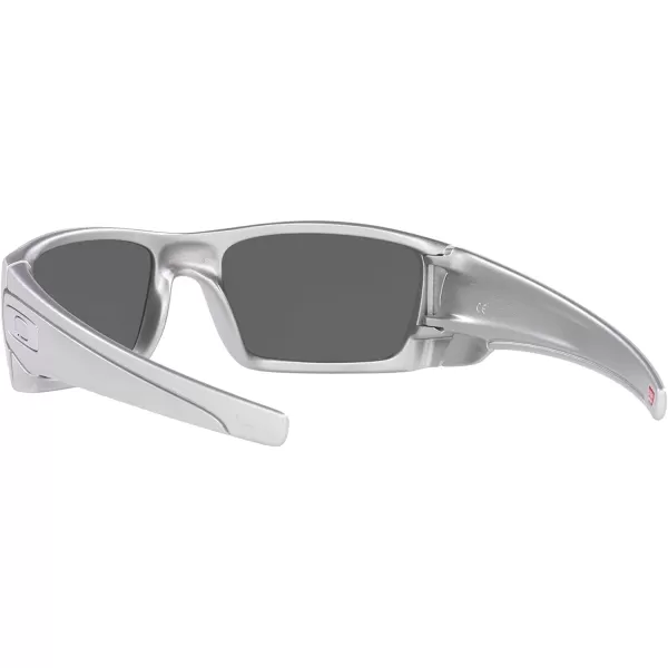 imageOakley Mens OO9096 Fuel Cell Wrap SunglassesX SilverPrizm Black