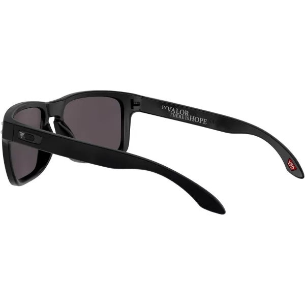 imageOakley Mens OO9102 Holbrook Square Sunglasses Matte Black on SilverPrizm Grey Polarized 57 mmOakley Mens OO9102 Holbrook Square Sunglasses Matte Black on SilverPrizm Grey Polarized 57 mm
