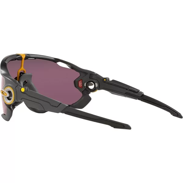 imageOakley Mens OO9290 Jawbreaker Shield SunglassesBlack Grey FadePrizm Road Black