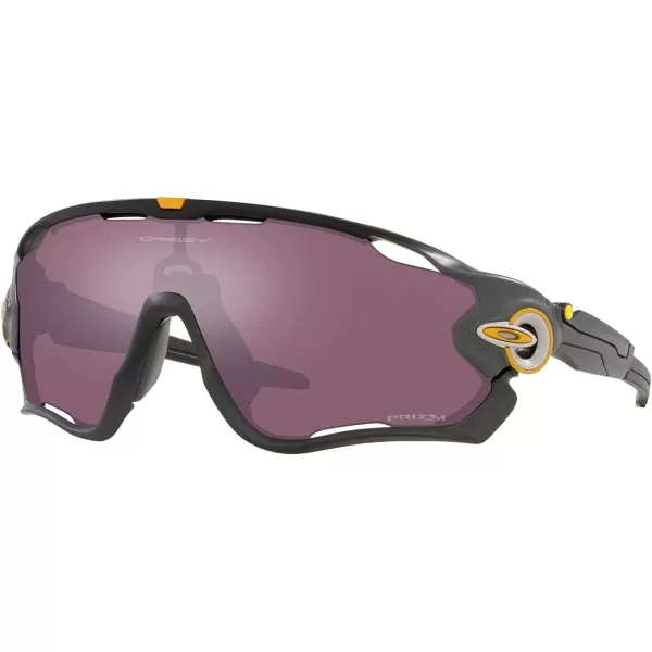 imageOakley Mens OO9290 Jawbreaker Shield SunglassesBlack Grey FadePrizm Road Black