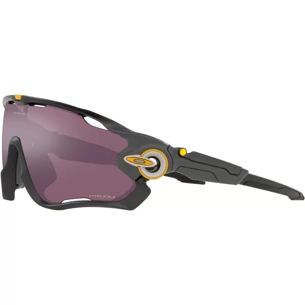 imageOakley Mens OO9290 Jawbreaker Shield SunglassesBlack Grey FadePrizm Road Black