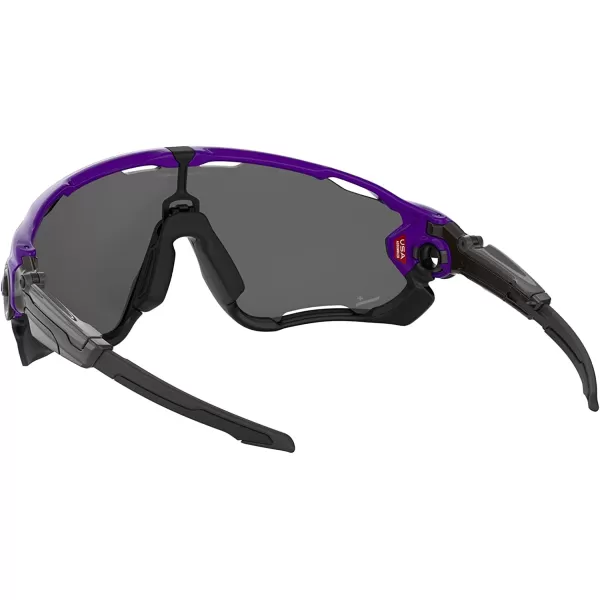 imageOakley Mens OO9290 Jawbreaker Shield SunglassesElectric PurplePrizm Black