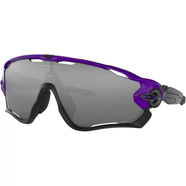 imageOakley Mens OO9290 Jawbreaker Shield SunglassesElectric PurplePrizm Black