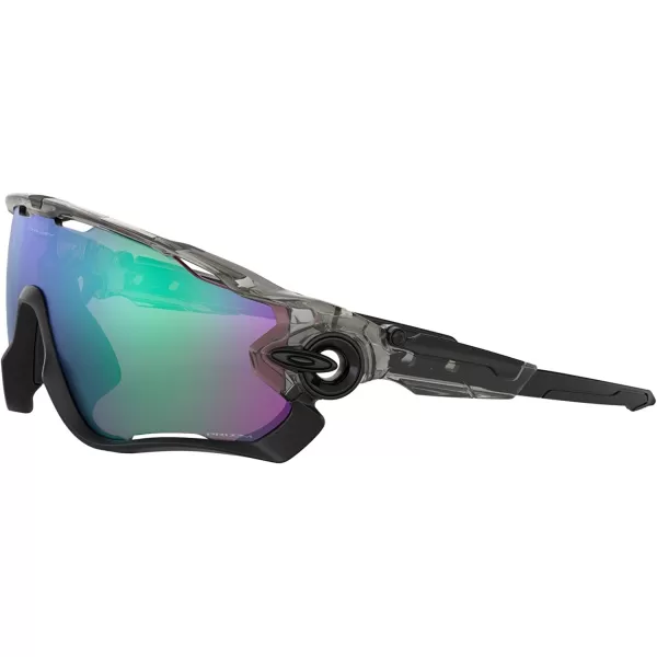 imageOakley Mens OO9290 Jawbreaker Shield SunglassesGrey InkPrizm Road Jade