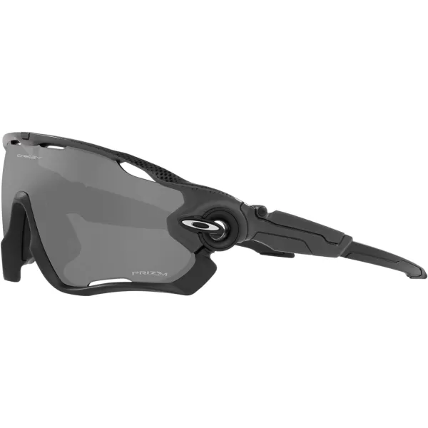 imageOakley Mens OO9290 Jawbreaker Shield SunglassesHi Res Matte CarbonPrizm Black
